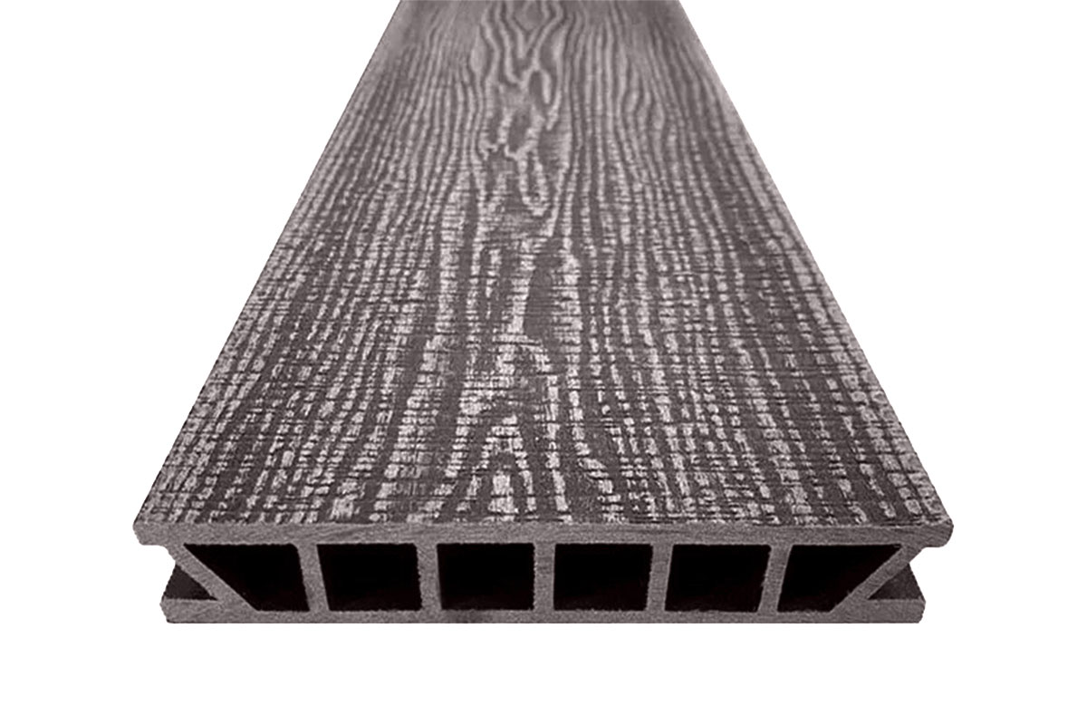 Террасная доска Deckron (Декрон) WoodLike с 3D тиснением, 153*28 Террасная доска Deckron (Декрон) WoodLike с 3D тиснением, 153*28