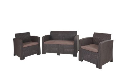 АРИЗОНА / ARIZONA b:rattan, Кресло (2шт.), венге (2 подушки)