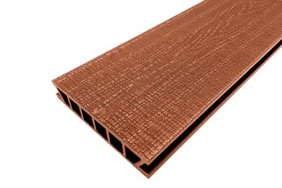 Террасная доска Deckron (Декрон) WoodLike с 3D тиснением, 153*28