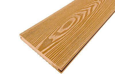Палубная доска полнотелая из ДПК марки HOLZHOF Solid, 150*18