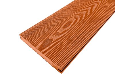 Палубная доска полнотелая из ДПК марки HOLZHOF Solid, 150*18