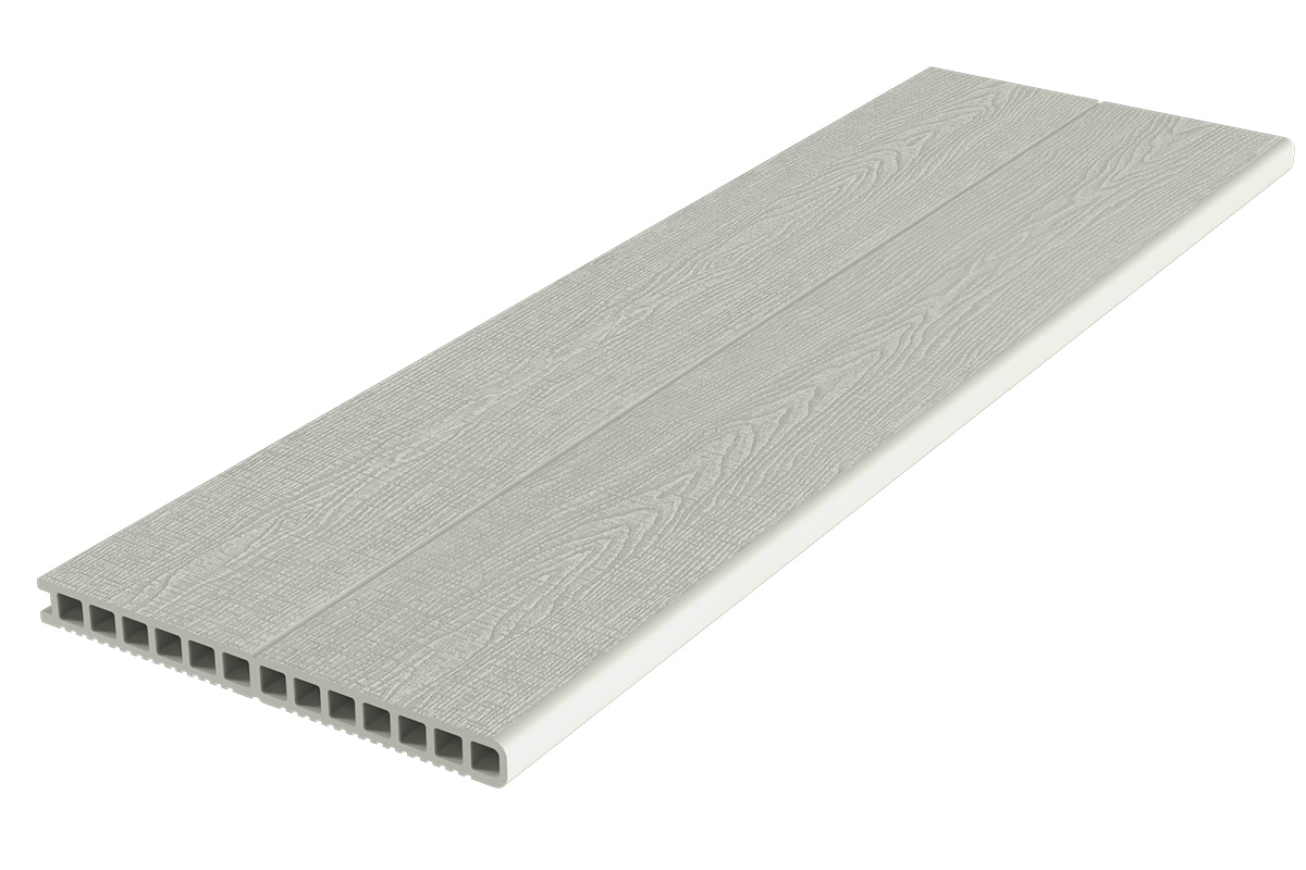 Ступень ДПК Deckron Woodlike 317*28*4000мм, слоновая кость Ступень ДПК Deckron Woodlike 317*28*4000мм, слоновая кость