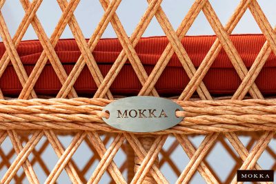 Комплект плетеной мебели MOKKA ВИЛЛА РОСА / VILLA ROSA (6 кресел) + 6 подушек