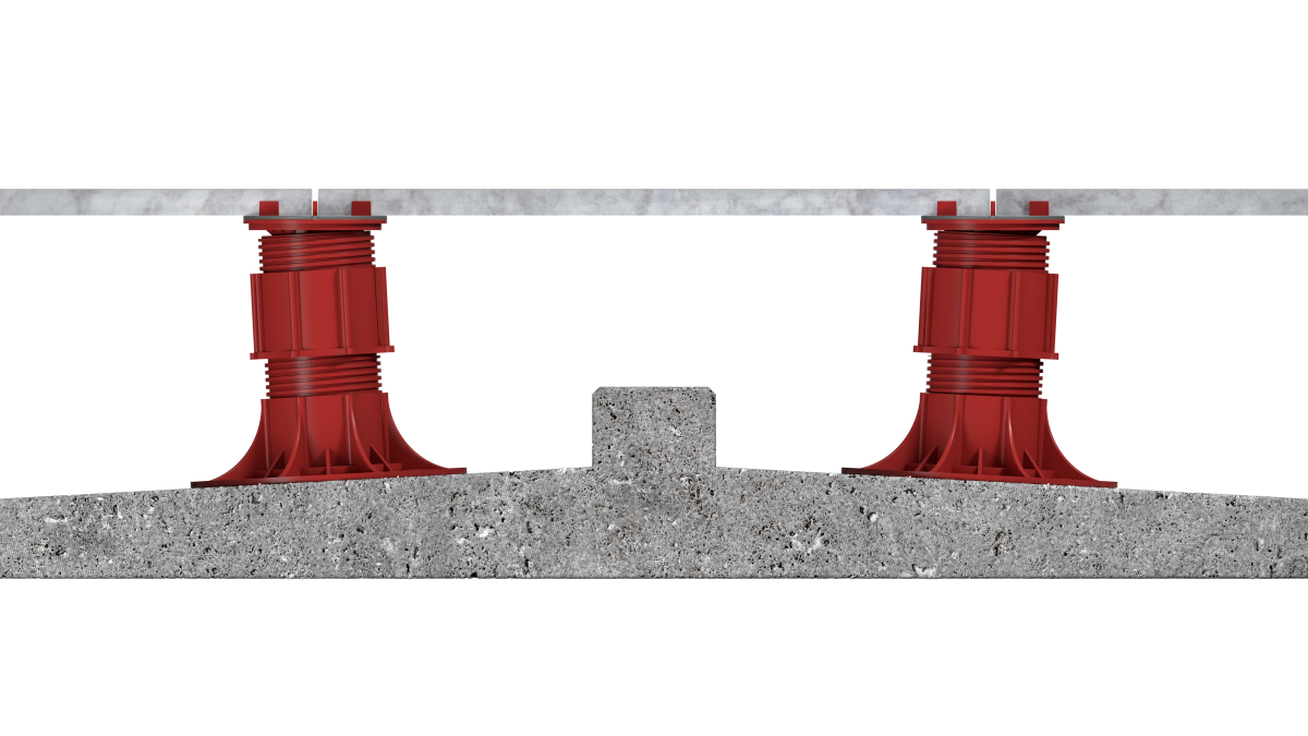 Противопожарная регулируемая опора HILST LIFT F2 (50-75мм)