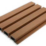Вертикальная стеновая панель ДПК NauticPrime Line Co-Extrusion 219*26*4000мм, цвет Тик