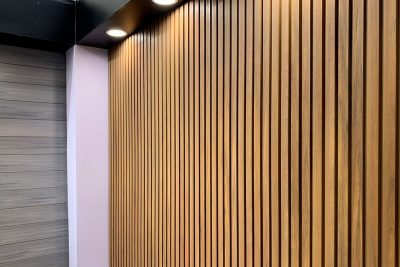 Вертикальная стеновая панель ДПК NauticPrime Line Co-Extrusion 219*26*3000мм, цвет Тик