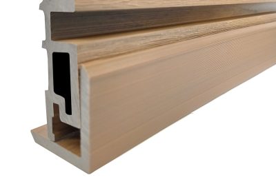 Уголок ДПК 50*50*3000мм для стеновой панели NauticPrime Co-Extrusion, цвет Тик