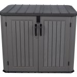 Ящик пластиковый WoodLook, 1380 л, серый