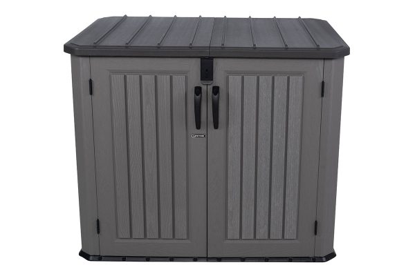 Ящик пластиковый WoodLook, 1380 л, серый