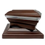 Крышка со светодиодами и юбка - комплект для столба Holzhof woodstyle (100*100)