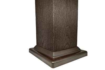 Крышка со светодиодами и юбка - комплект для столба Holzhof woodstyle (100*100)
