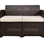 Раттан Премиум / Rattan Premium, диван двухместный, венге