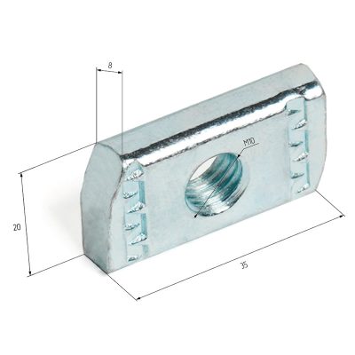HILST Канальная гайка М10