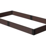Комплект сборной грядки Holzhof  300x100x15 см, венге