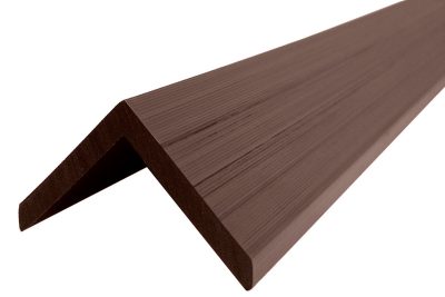 Уголок ДПК 50*50*3000мм для вертикальной стеновой панели NauticPrime Co-Extrusion, цвет Венге