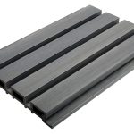 Вертикальная стеновая панель ДПК NauticPrime Line Co-Extrusion 219*26*3000мм, цвет Тёмно-серый