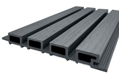 Вертикальная стеновая панель ДПК NauticPrime Line Co-Extrusion 219*26*3000мм, цвет Тёмно-серый