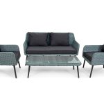 Комплект плетеной  мебели MOKKA РИМИНИ / RIMINI NEW (стол кофейный, 2 кресла, диван 2 х-местная)