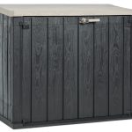 Ящик пластиковый TOOMAX Wood Style 842л АНТРАЦИТ/ТЁПЛО-СЕРЫЙ