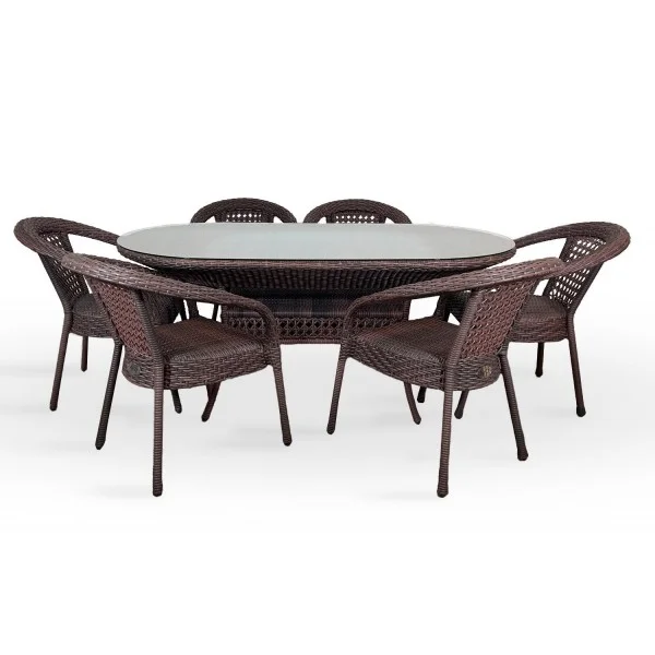 Комплект садовой мебели Camellia 7034П Шоколад