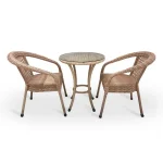 Комплект садовой мебели DECO 2 с круглым столом 7035П Светлый