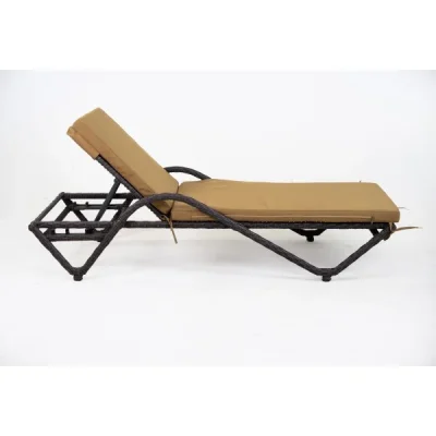 Шезлонг RELAX 7019П серо-коричневый — изображение 4