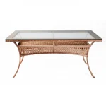 Стол садовый обеденный DECO 1400 см 7034П Шоколад