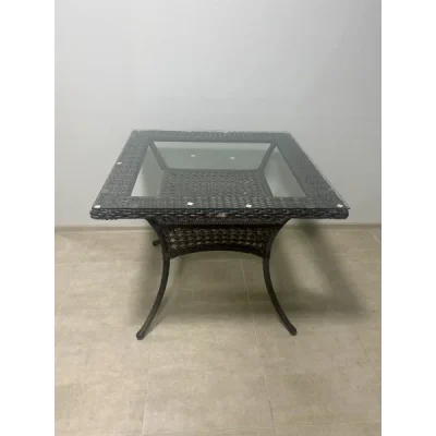 Стол садовый обеденный квадратный DECO 90x90 7035П Капучино — изображение 5