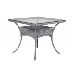 Стол садовый обеденный квадратный DECO 90x90 5045П Серый