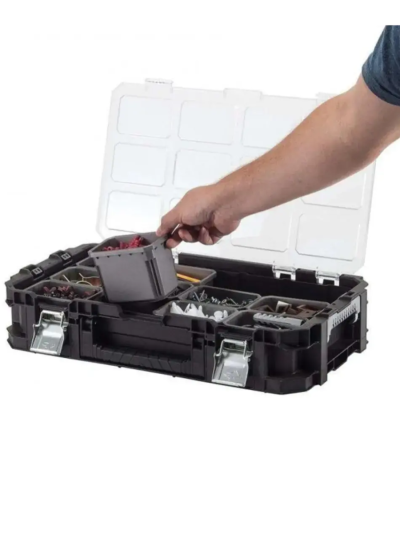 Ящик для инструмента Connect Rolling System PRO, черный