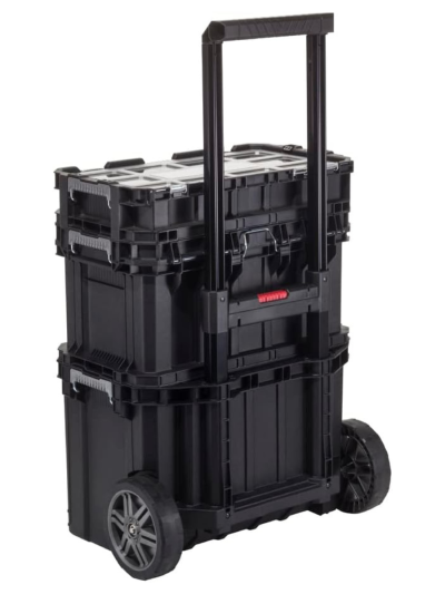 Ящик для инструмента Connect Rolling System PRO, черный