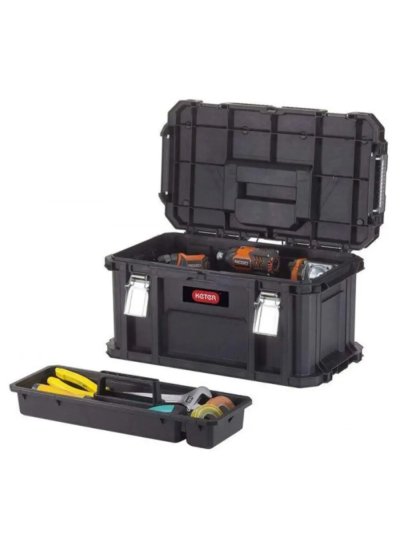 Ящик для инструмента Connect Rolling System PRO, черный