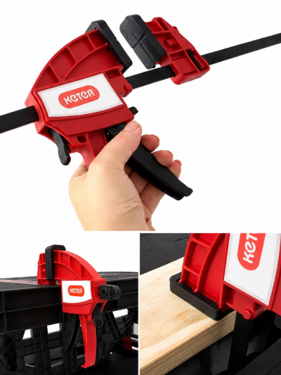 Стол рабочий складной Folding working table, черный