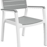 Стул Harmony Armchair, белый/серый