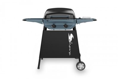 Гриль газовый Sahara 2 Burner Rapid Assembly Plus, черный/серый