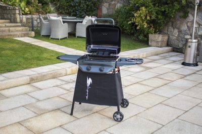 Гриль газовый Sahara 2 Burner Rapid Assembly Plus, черный/серый