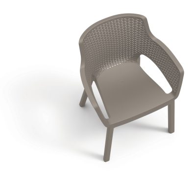 Кресло Eva (ротанг), капучино