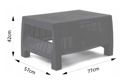 Столик журнальный Corfu Table, графит