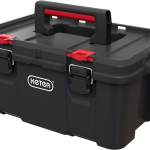 Ящик для инструментов Keter Stack'N'Roll Tool Box, черный/красный