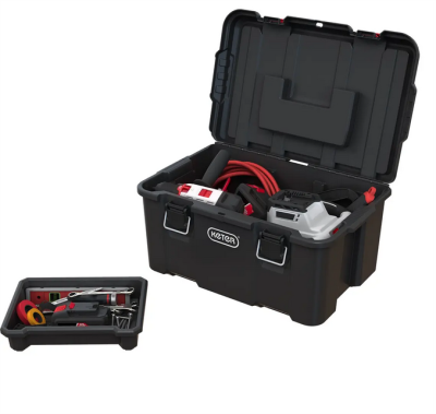 Ящик для инструментов Keter Stack'N'Roll Tool Box, черный/красный