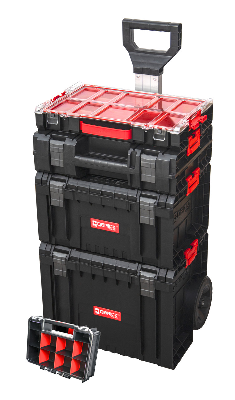 Набор ящиков Qbrick System PRO Set 5 в 1, черный Набор ящиков Qbrick System PRO Set 5 в 1, черный