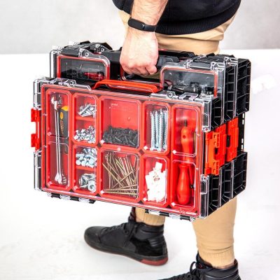 Ящик для инструментов Qbrick System PRO Organizer 100, черный