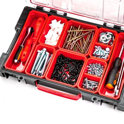 Ящик для инструментов Qbrick System PRO Organizer 100, черный