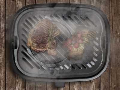 Гриль газовый портативный Sahara Mini BBQ, кремовый