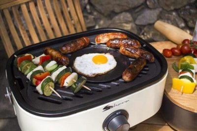 Гриль газовый портативный Sahara Mini BBQ, кремовый