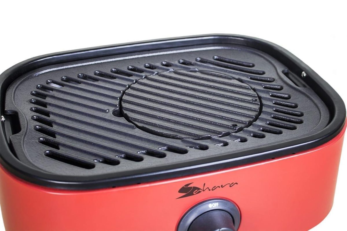 Гриль газовый портативный Sahara Mini BBQ, кремовый