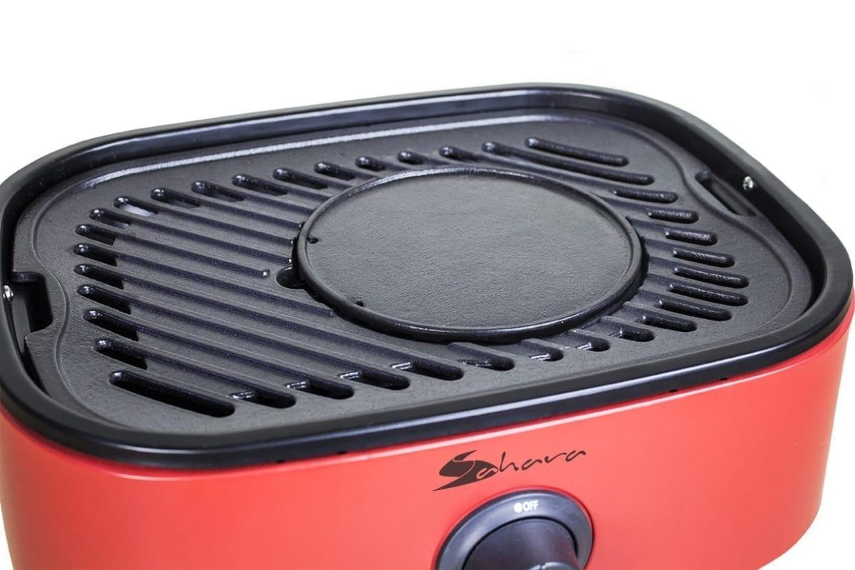 Гриль газовый портативный Sahara Mini BBQ, кремовый