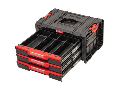 Ящик для инструментов Qbrick System PRO Drawer 3 Toolbox Basic 2.0, черный
