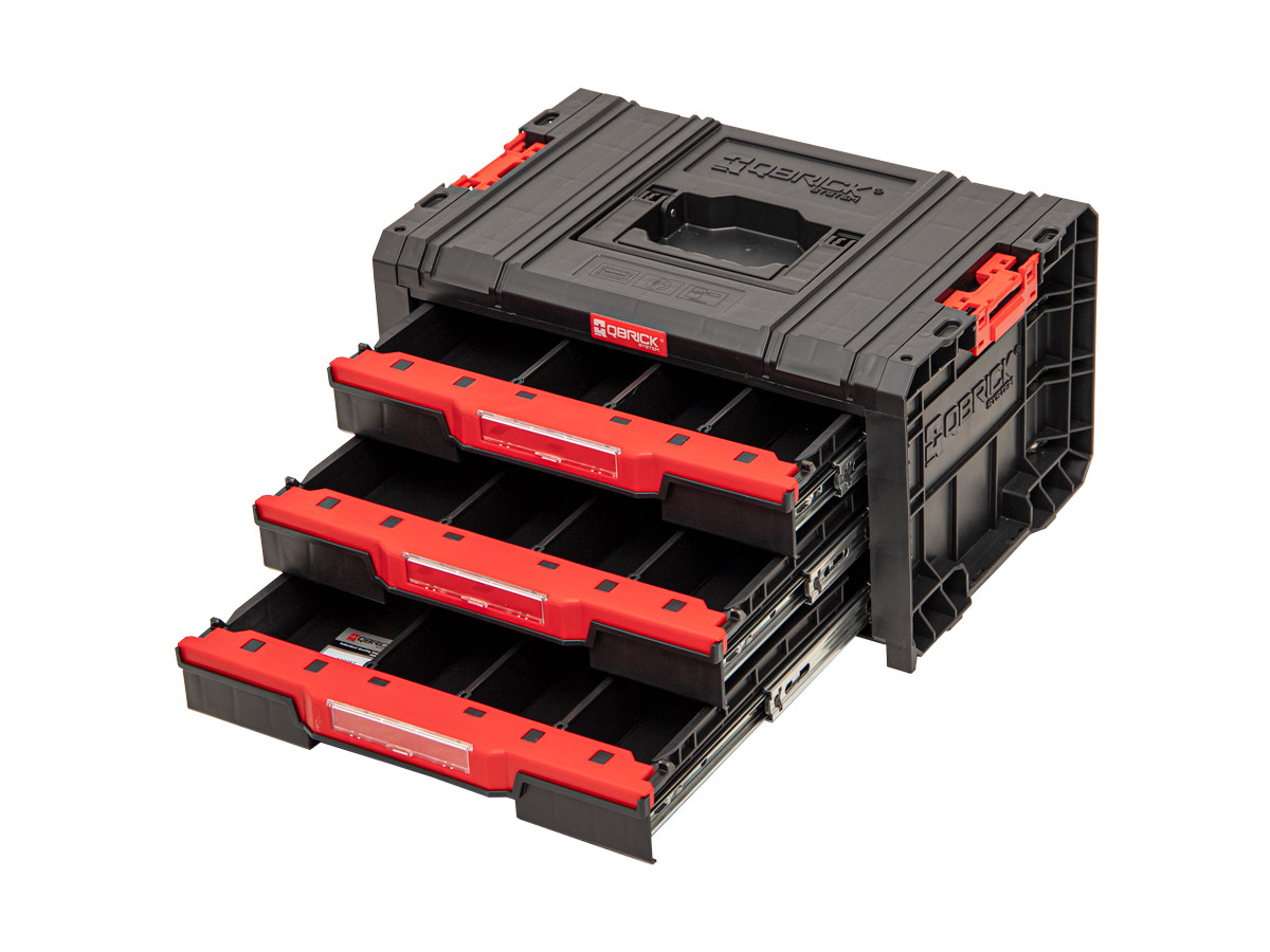 Ящик для инструментов Qbrick System PRO Drawer 3 Toolbox Basic 2.0, черный Ящик для инструментов Qbrick System PRO Drawer 3 Toolbox Basic 2.0, черный