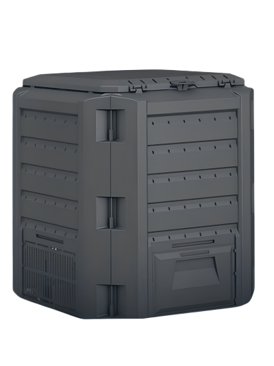 Компостер садовый Compogreen 380л, черный